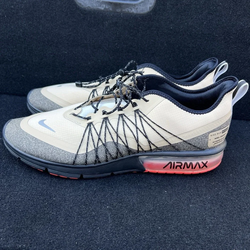 Nike Air Max Sequent 4 Utility Desert Ore AV3236-202 Men's Size 12